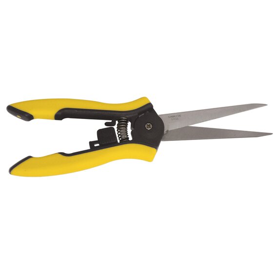 Dramm Little Buddy Hydroponic Shears - 3-in Stainless Steel Blades - Yellow
