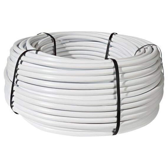 Netafim Polyethylene Irrigation Tubing - 17mm (0.560-in ID x 0.660-in OD) - Bright White - 500-ft Roll