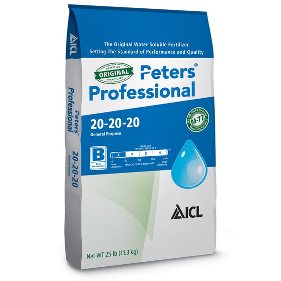 Peters Professional 20-20-20 General Purpose Fertilizer - 25 lb