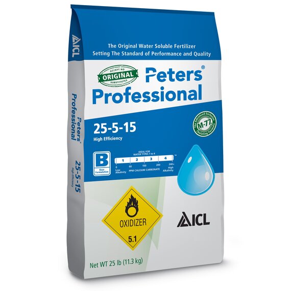 Peters Professional 25-5-15 High Performance Fertilizer - 25 lb