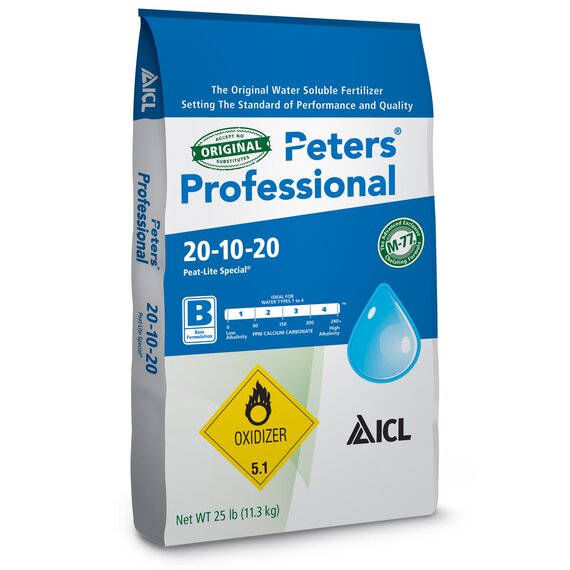 Peters Professional 20-10-20 Peat-Lite Fertilizer - 25 lb