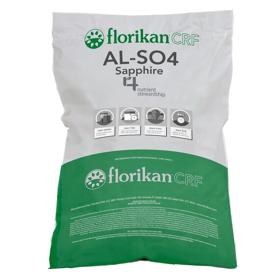 Florikan Sapphire Gal-XeOne Aluminum Sulfate - 90 Day Release - 50 lb