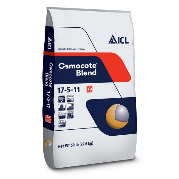 Osmocote Blend 17-5-11 Fertilizer - 3-4 Month - 50 lb