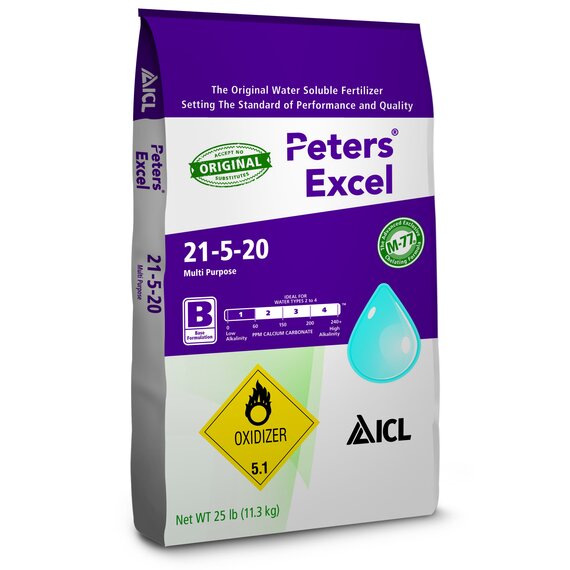 Peters Excel 21-5-20 Multi-Purpose Fertilizer - 25 lb