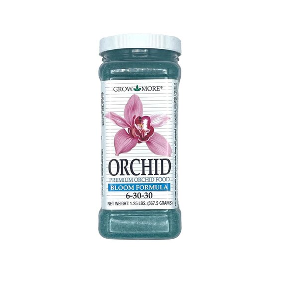Grow More Orchid Bloom 6-30-30 Fertilizer - 1.25 lb - Blue