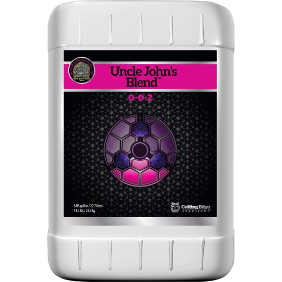 Cutting Edge Solutions Uncle Johns Blend 0-0-2 Nutrient Supplement - 6 Gal