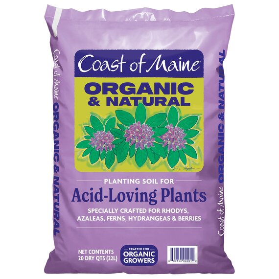 Coast of Maine Acid Loving Planting Soil - 20 Qt - Target pH 5.0