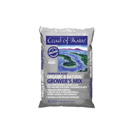 Coast of Maine Stonington Blend Organic Natural Grower's Mix | 1.5cu ft - OMRI Listed - (Case of 6)