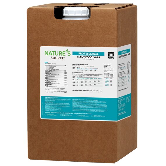 Nature's Source Professional Plant Food 10-4-3 Concentrate - 4.7 Gal