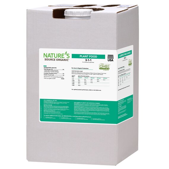 Nature's Source Organic Plant Food 3-1-1 Concentrate - 4.7 Gal