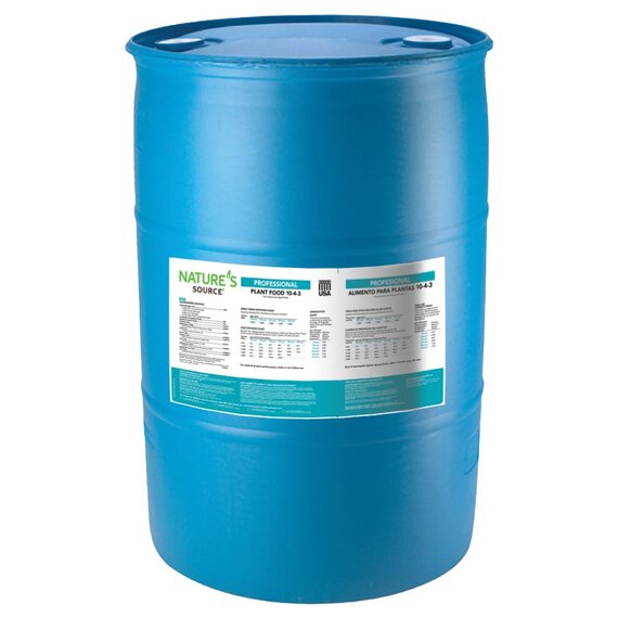 Nature's Source Professional Plant Food 10-4-3 Concentrate - 55 Gal Drum