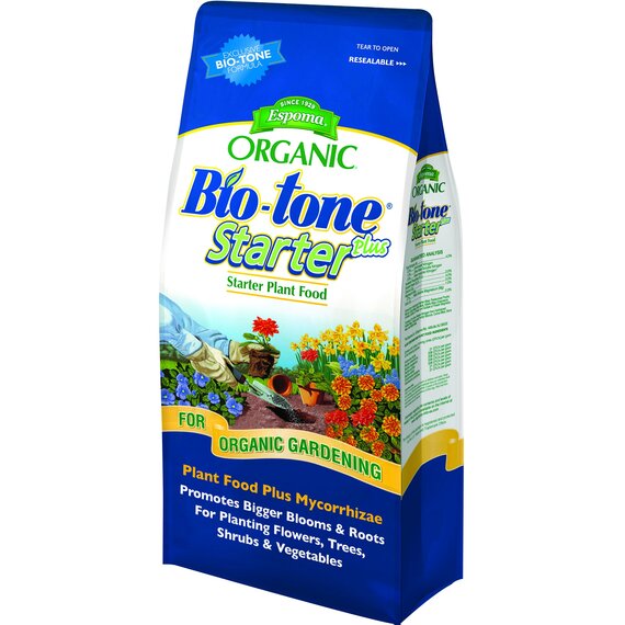 Espoma Organic Bio-tone Starter Plus 4-3-3 Plant Food Plus Mycorrhizae - 4 lb