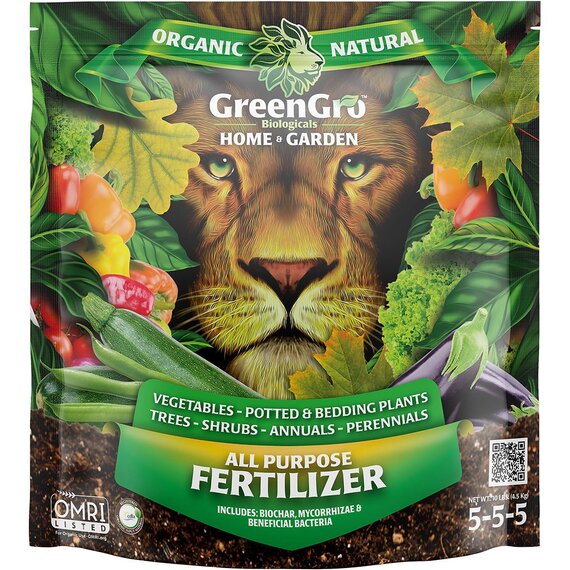 GreenGro Biologicals Home & Garden All-Purpose Fertilizer - 10 lb