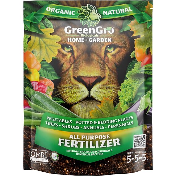 GreenGro Biologicals Home & Garden All-Purpose Fertilizer - 4 lb