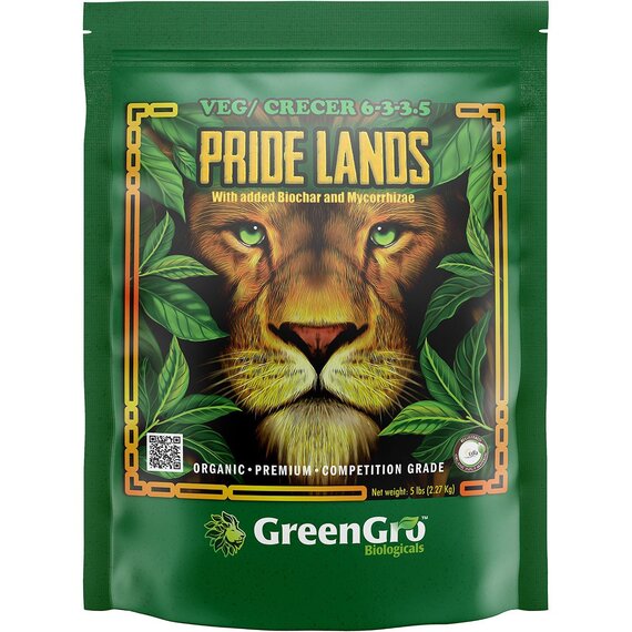 GreenGro Biologicals Pride Lands Veg 6-3-3.5 Fertilizer - 5 lb