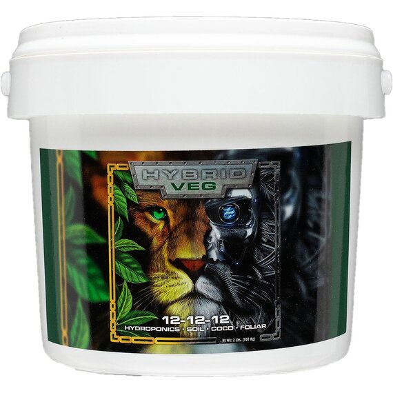 GreenGro Biologicals Hybrid Veg 12-12-15 Soluble Powder Fertilizer - 2 lb