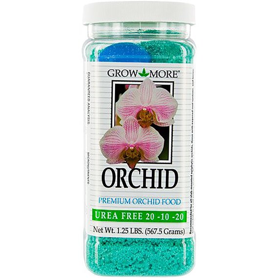 Grow More Premium 20-10-20 Orchid Food Urea Free Formula - 1.25 lb