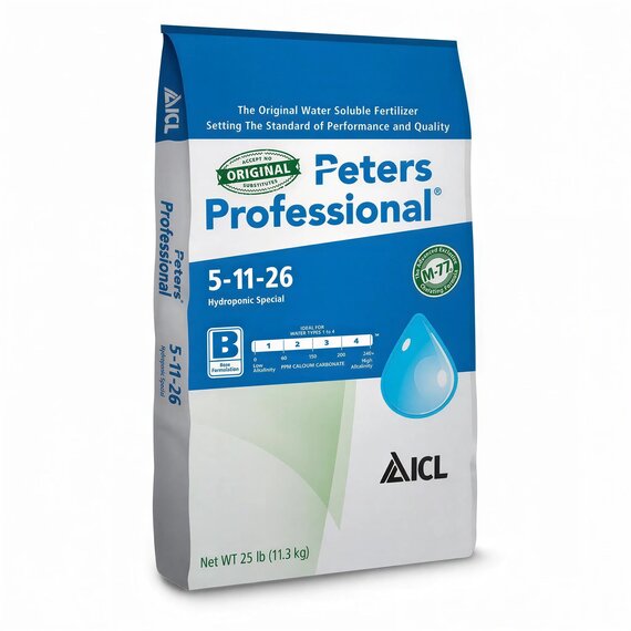 Peters Professional 5-11-26 Hydroponic Special Fertilizer - 25 lb