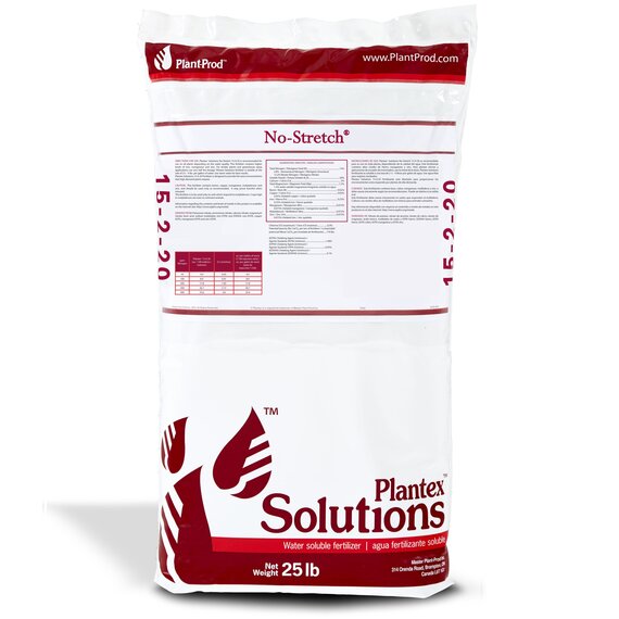 Plantex Solutions No Stretch Water Soluble Fertilizer 15-0-20 - 25 lb