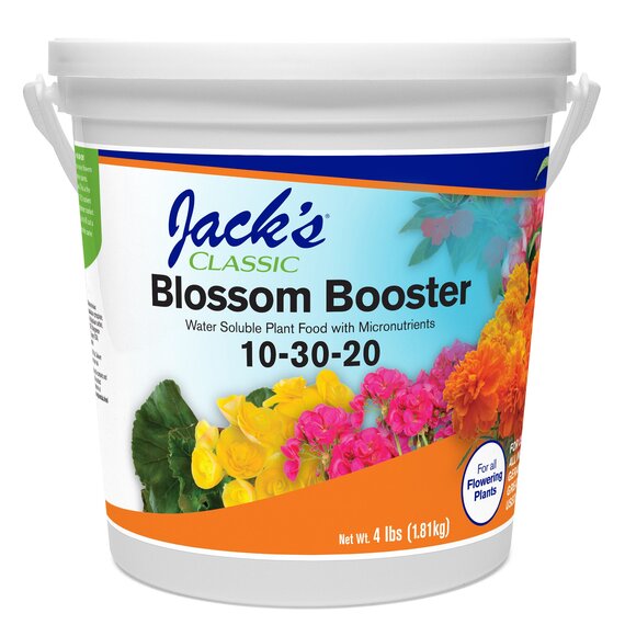 Jack's Classic Blossom Booster 10-30-20 Water-Soluble Fertilizer - 4 lb