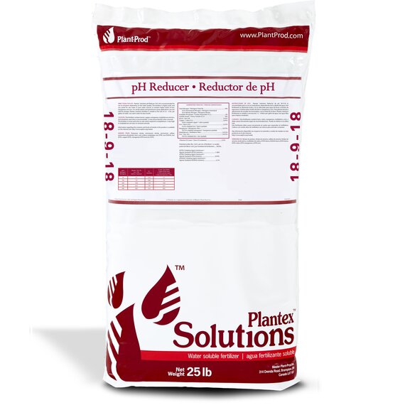 Plantex Solutions pH Reducer Water Soluble Fertilizer 18-9-18 - 25 lb