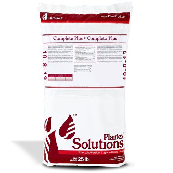 Plantex Solutions Complete Plus Water Soluble Fertilizer 19-8-13 - 25 lb