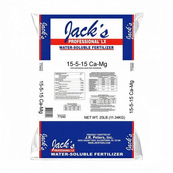 Jack's Professional 15-5-15 +CaMg LX Fertilizer - 25 lb