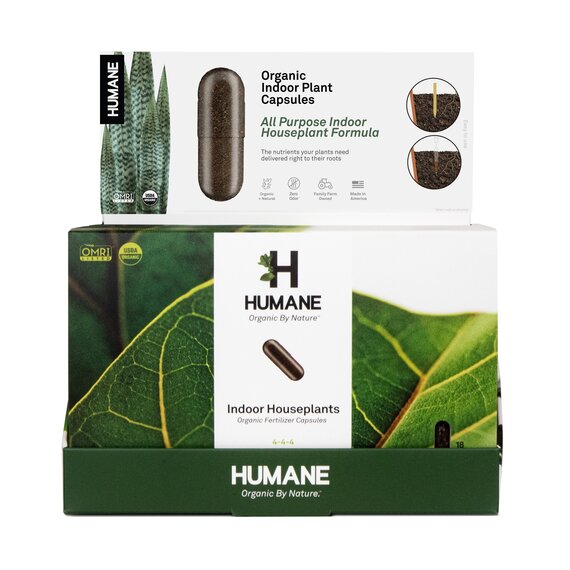 HUMANE Houseplant Organic & Natural Food Capsules - 18-Count