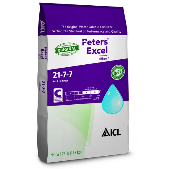 Peters Excel pHLow 21-7-7 Acid Hammer Fertilizer - 25 lb