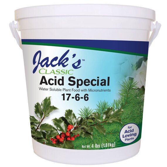 Jack's Classic Acid Special 17-6-6 Water-Soluble Fertilizer - 4 lb Tub