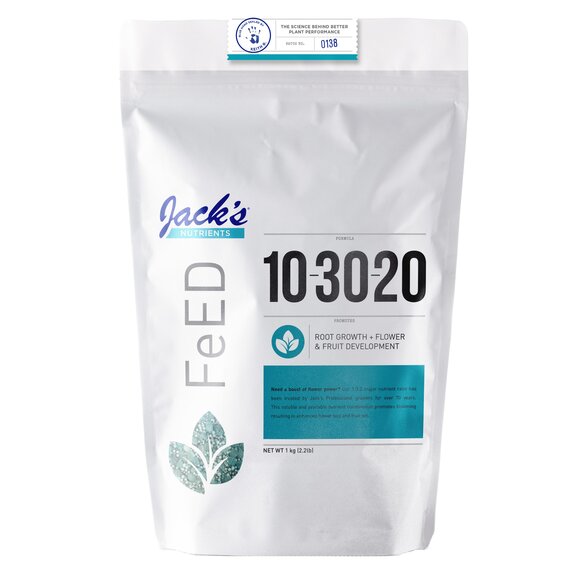 Jack's Nutrients 10-30-20 Bloom Fertilizer - 2.2 lb