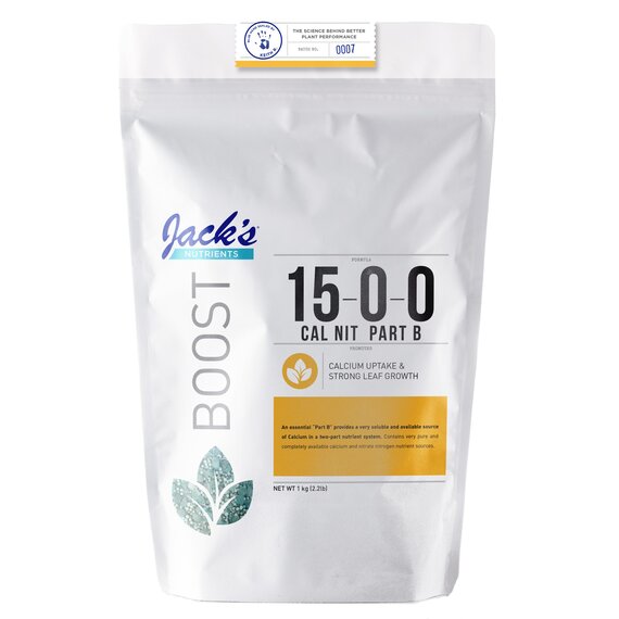Jack's Nutrients 15-0-0 Calcium Nitrate Part B Fertilizer - 2.2 lb