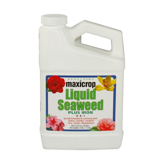 Maxicrop Liquid Seaweed Plus 2% Iron 0-0-1 - 32 Oz
