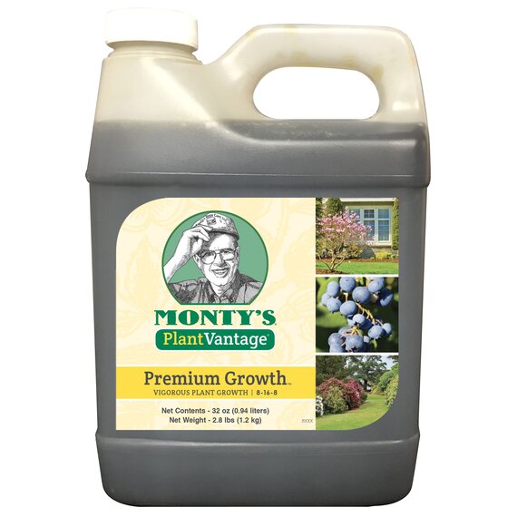 Monty's PlantVantage Premium Growth Fertilizer 8-16-8 - 32 Oz