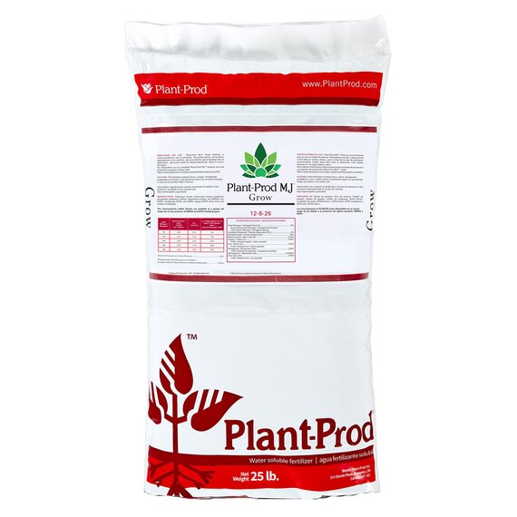 Plant-Prod MJ Grow Fertilizer 12-8-26 - 25 lb