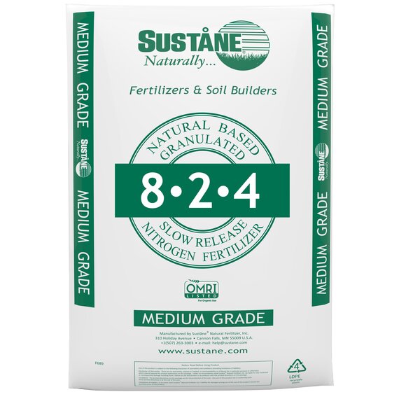 Sustane 8-2-4 All Natural Fertilizer - 50 lb - OMRI Listed