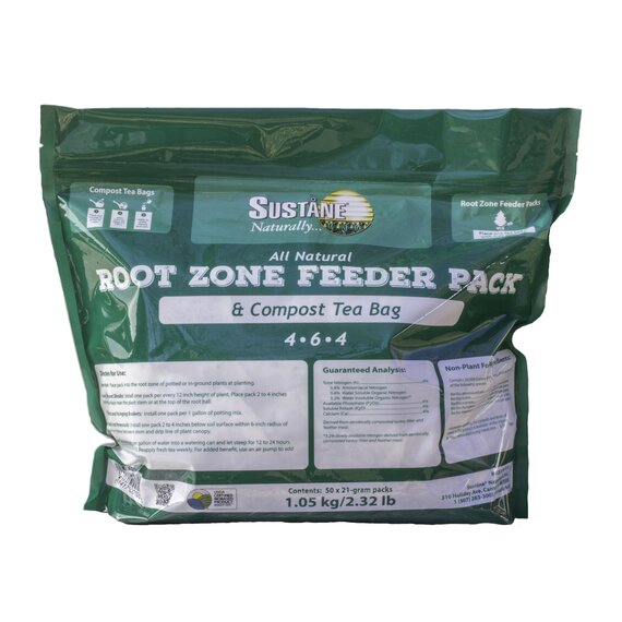 Sustane Root Zone 4-6-4 Feeder Pak Fertilizer - 250-Count