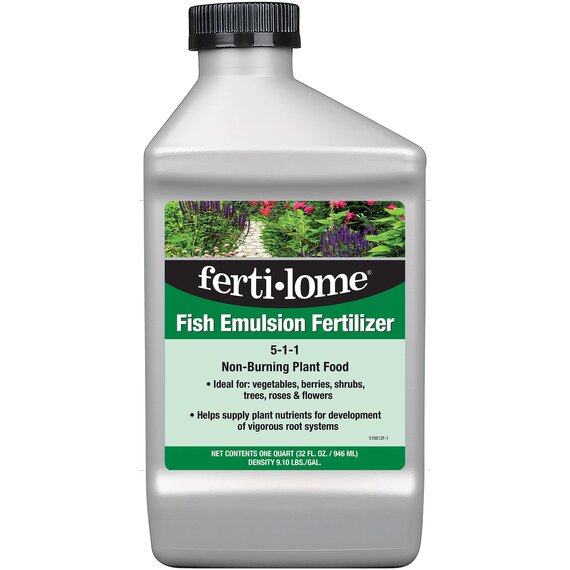 Ferti-lome Fish Emulsion Fertilizer 5-1-1 Concentrate - 32 Oz