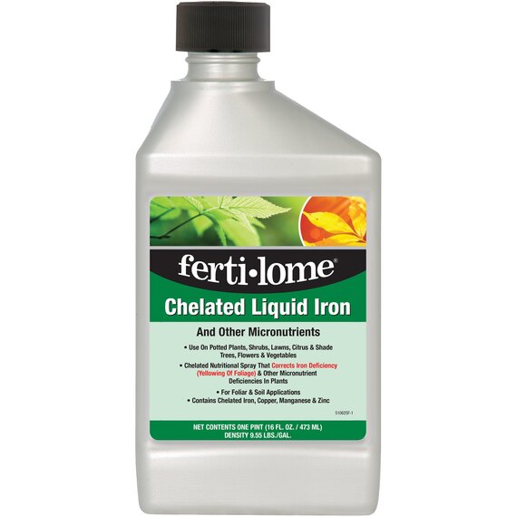 Ferti-lome Chelated Iron and Other Micro Nutrients Liquid Fertilizer - 16 Oz
