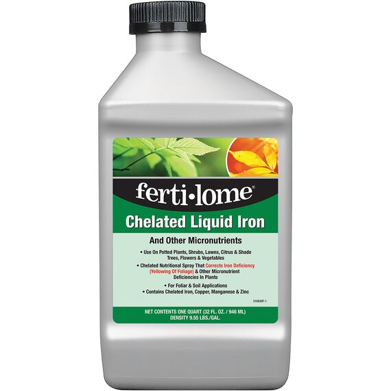 Ferti-lome Chelated Iron and Other Micro Nutrients Liquid Fertilizer - 32 Oz