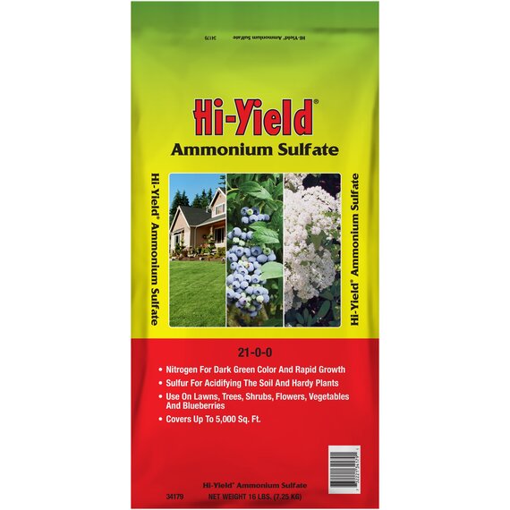 Hi-Yield Ammonium Sulfate 21-0-0 Fertilizer - 16 lb