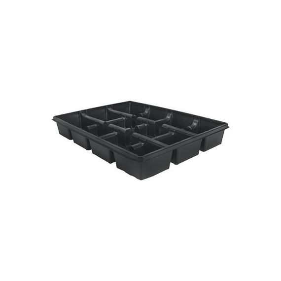 The HC Companies 12-Pocket Carry Tray | 4.5in L Pockets - 12 Pockets - Black