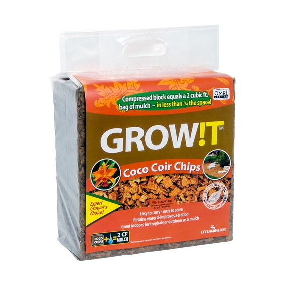 GROW!T Coco Coir Chips, Block