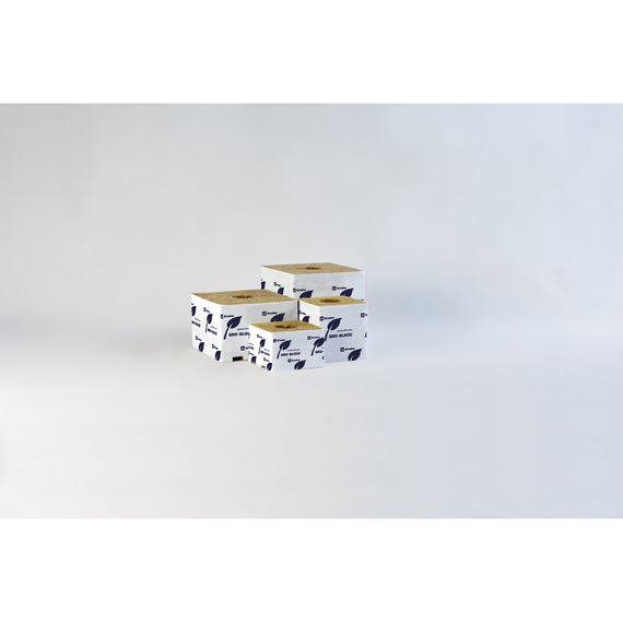 Grodan Gro Block Improved GR5.6 Large 3" w/Hole 3" x 3" x 4" Shrink wrapped/Strip