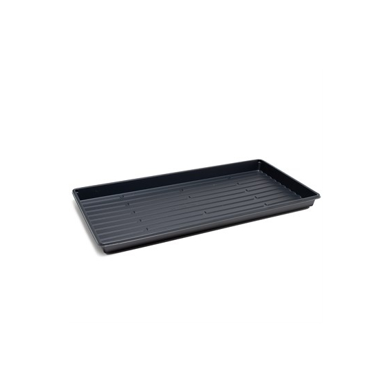 T.O. Plastics 1020 Germination Tray No Holes | 10in x 20in - Black - No Holes - 21.25in L X 10.81in W X 1.29in H
