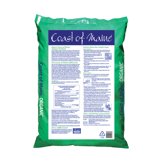 Coast of Maine Sprout Island Seed Starter Soil, 2 cf