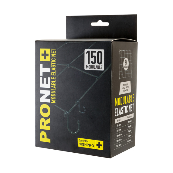 PRONET 150, Modulable Grow Tent Trellis Net, 5’x5’ to 2’x2’