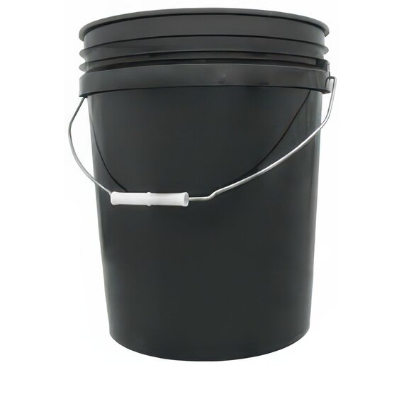 Hydrofarm Black Bucket - 5 Gal