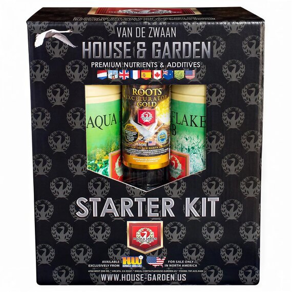 House & Garden Aqua Flakes Nutrient Starter Kit