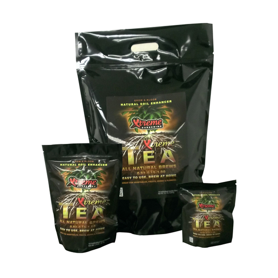 Xtreme Tea Brews Individual Pouches, 80 g & Microbe Food Packs, 7 g (10 each)